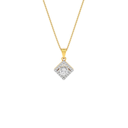 Opulent Whisper Diamond Pendant 18 KT / Yellow Gold