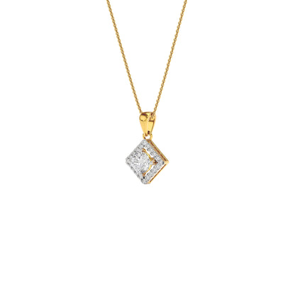Opulent Whisper Diamond Pendant 18 KT / Yellow Gold