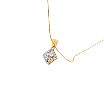Opulent Whisper Diamond Pendant 18 KT / Yellow Gold