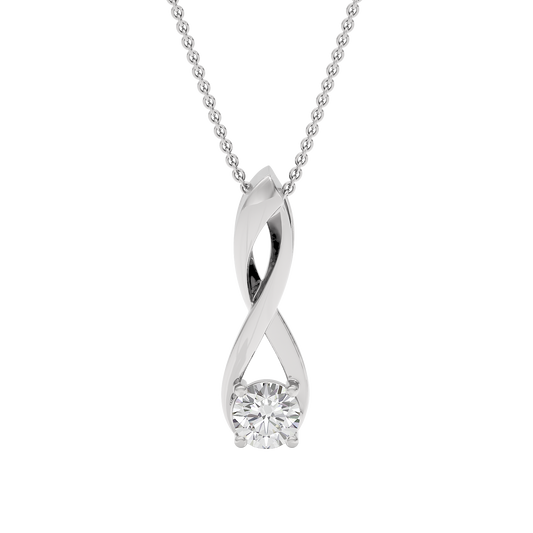 Sparkler Solitaire Pendant