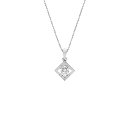 Sapphire Veil Diamond Pendant 18 KT / White Gold