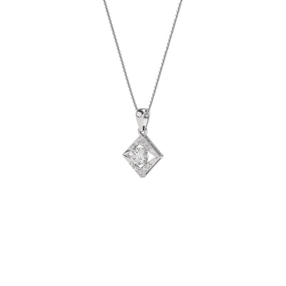 Sapphire Veil Diamond Pendant 18 KT / White Gold