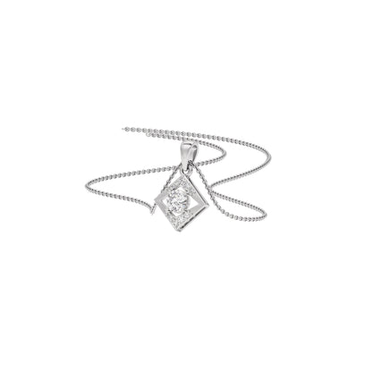 Sapphire Veil Diamond Pendant 18 KT / White Gold