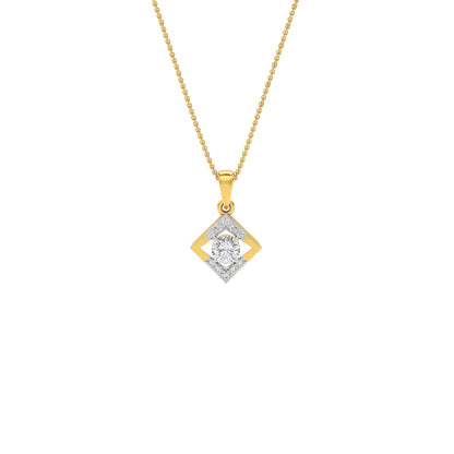 Sapphire Veil Diamond Pendant 18 KT / Yellow Gold