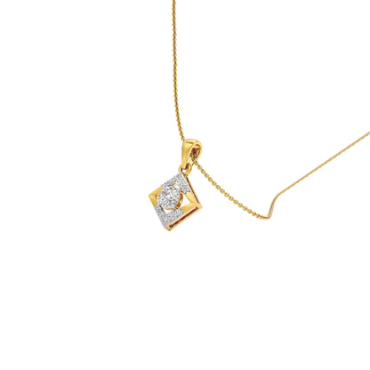 Sapphire Veil Diamond Pendant 18 KT / Yellow Gold