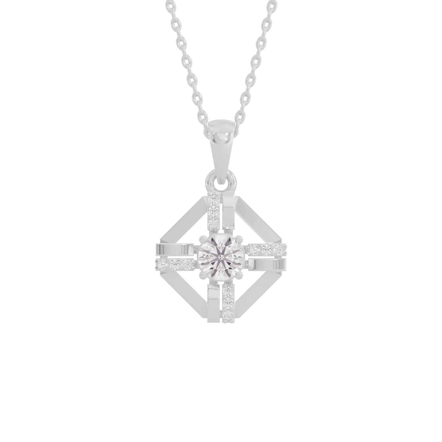 Opulent Oasis Diamond Pendant