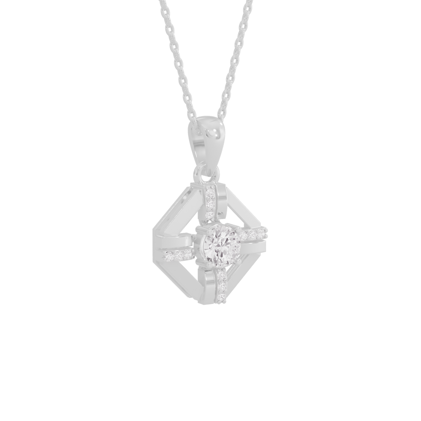 Opulent Oasis Diamond Pendant