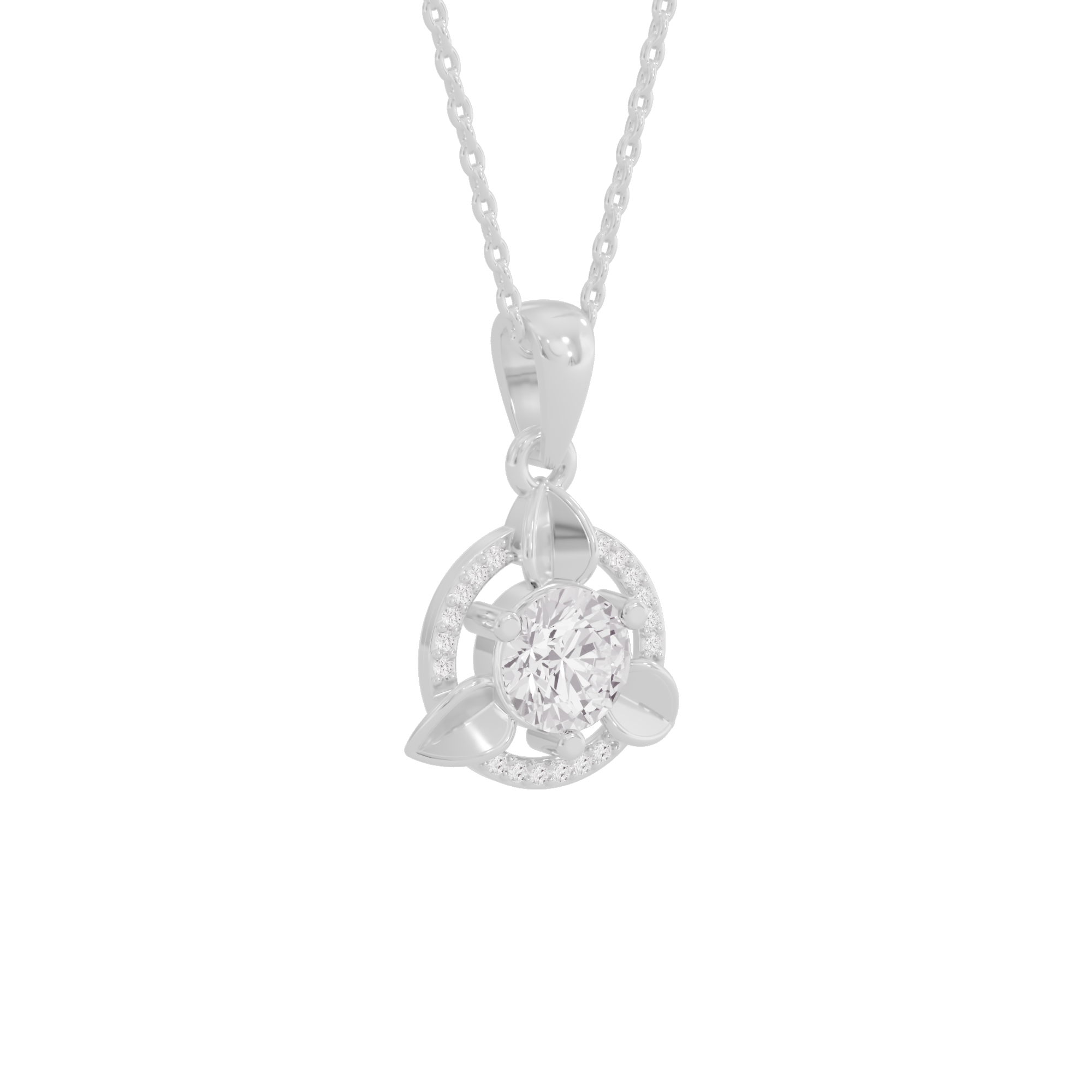 Quadra Luxe Diamond Pendant