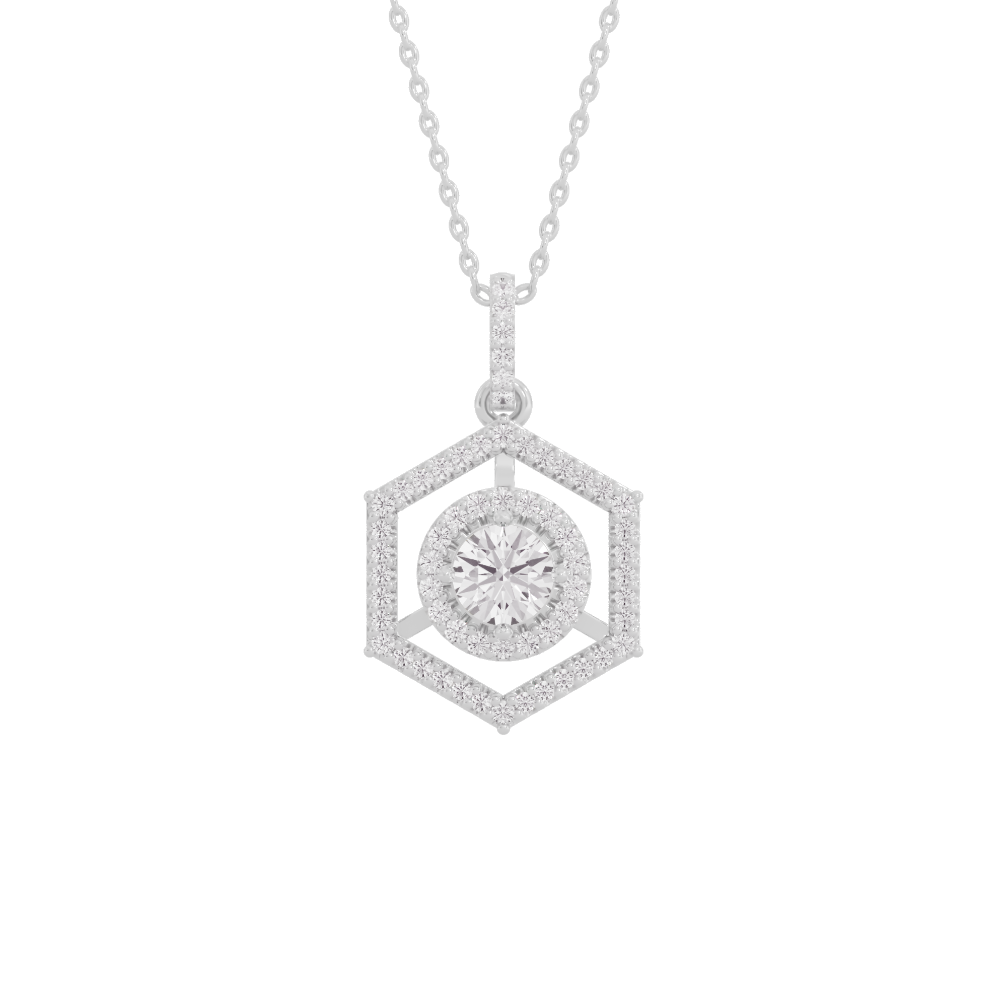 Luxe Solitaire Pendant