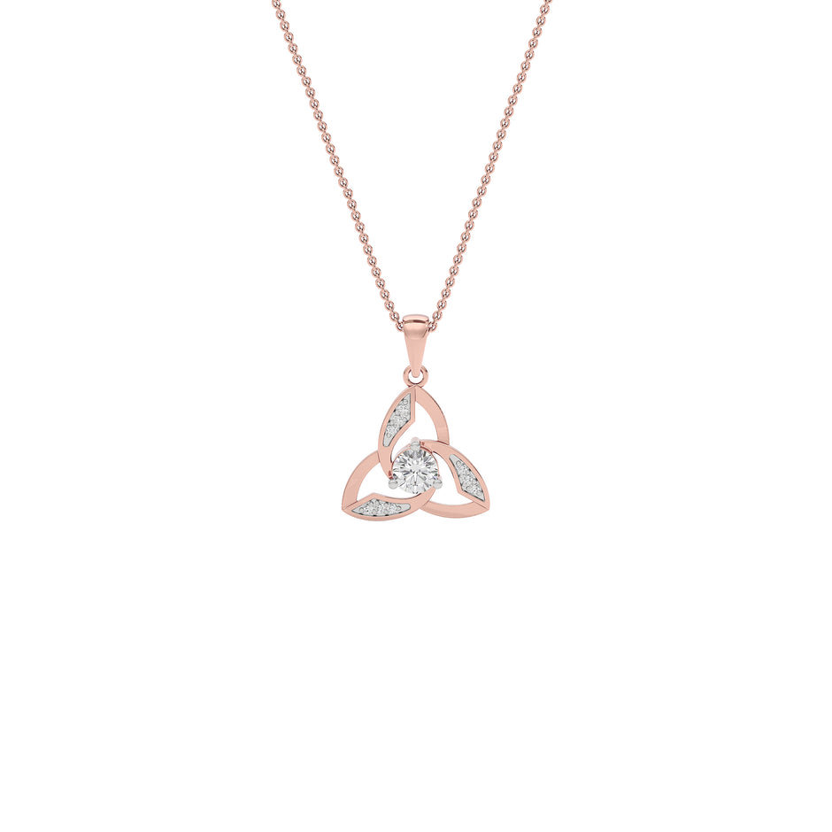 Unbound Brilliance Diamond Pendant 18 KT / Rose Gold