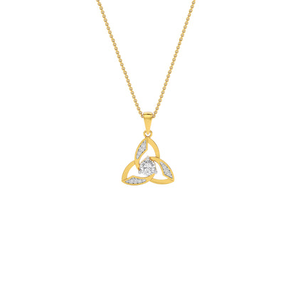 Unbound Brilliance Diamond Pendant 18 KT / Yellow Gold
