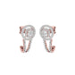 Serenade Solitaire Diamond Earrings 18 KT / Rose Gold