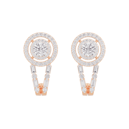 Serenade Solitaire Diamond Earrings