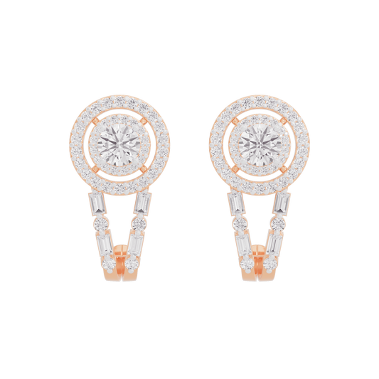 Serenade Solitaire Diamond Earrings