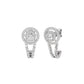 Serenade Solitaire Diamond Earrings 18 KT / White Gold