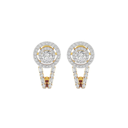 Serenade Solitaire Diamond Earrings 18 KT / Yellow Gold