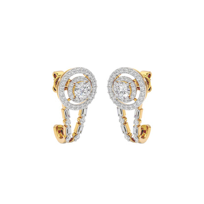 Serenade Solitaire Diamond Earrings 18 KT / Yellow Gold