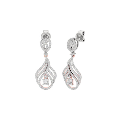 Dazzling Decadence Diamond Earrings 18 KT / Rose Gold