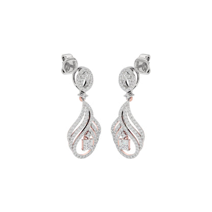 Dazzling Decadence Diamond Earrings 18 KT / Rose Gold
