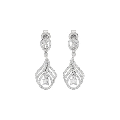 Dazzling Decadence Diamond Earrings 18 KT / White Gold