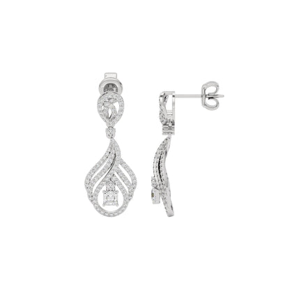 Dazzling Decadence Diamond Earrings 18 KT / White Gold