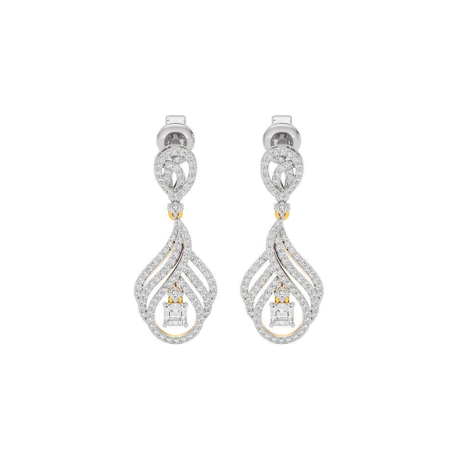 Dazzling Decadence Diamond Earrings 18 KT / Yellow Gold