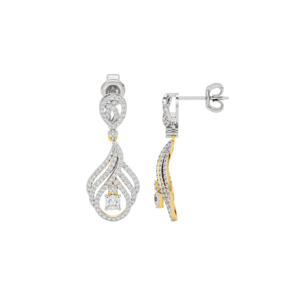 Dazzling Decadence Diamond Earrings 18 KT / Yellow Gold