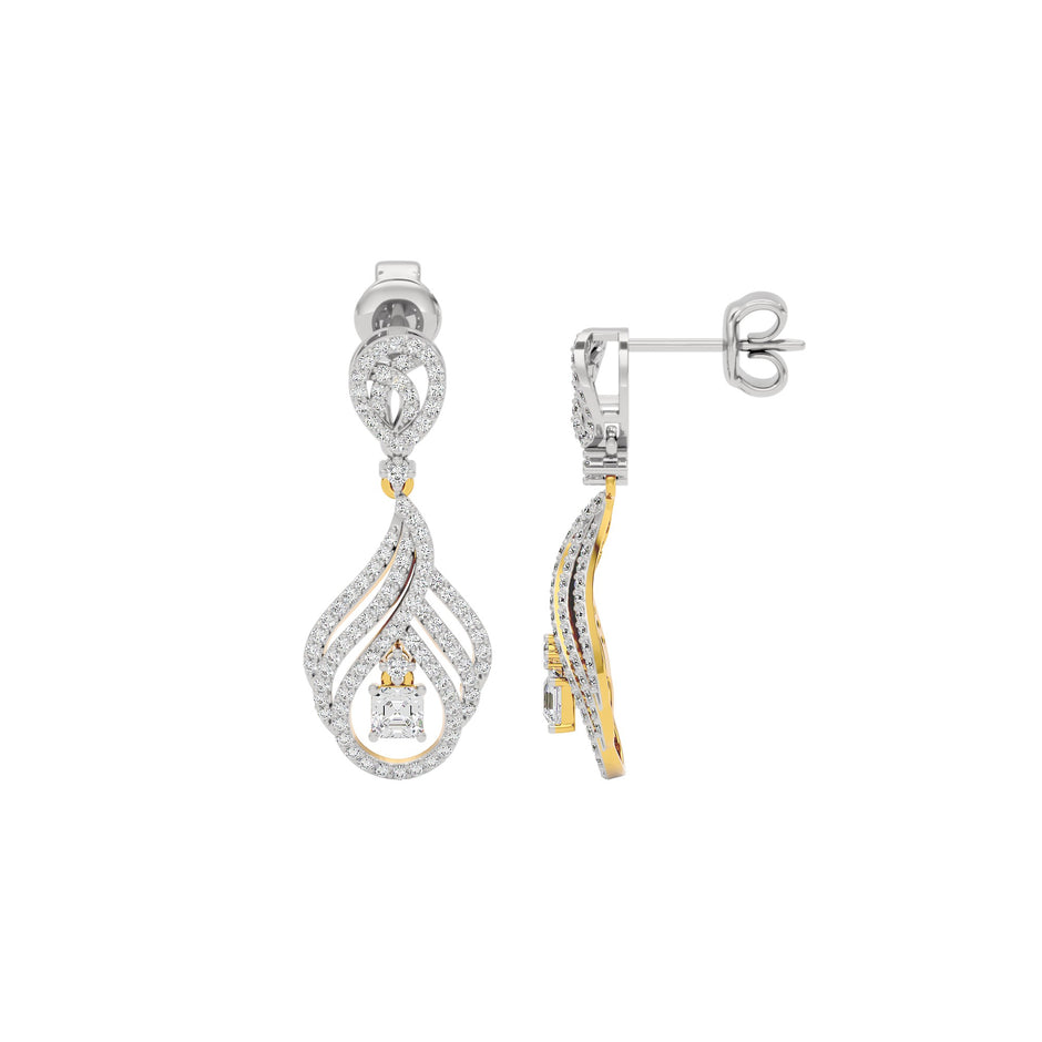 Dazzling Decadence Diamond Earrings 18 KT / Yellow Gold