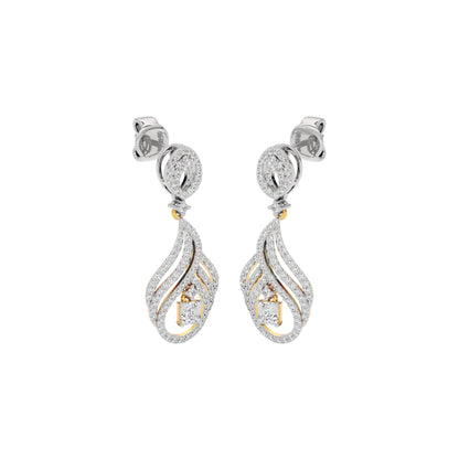 Dazzling Decadence Diamond Earrings 18 KT / Yellow Gold