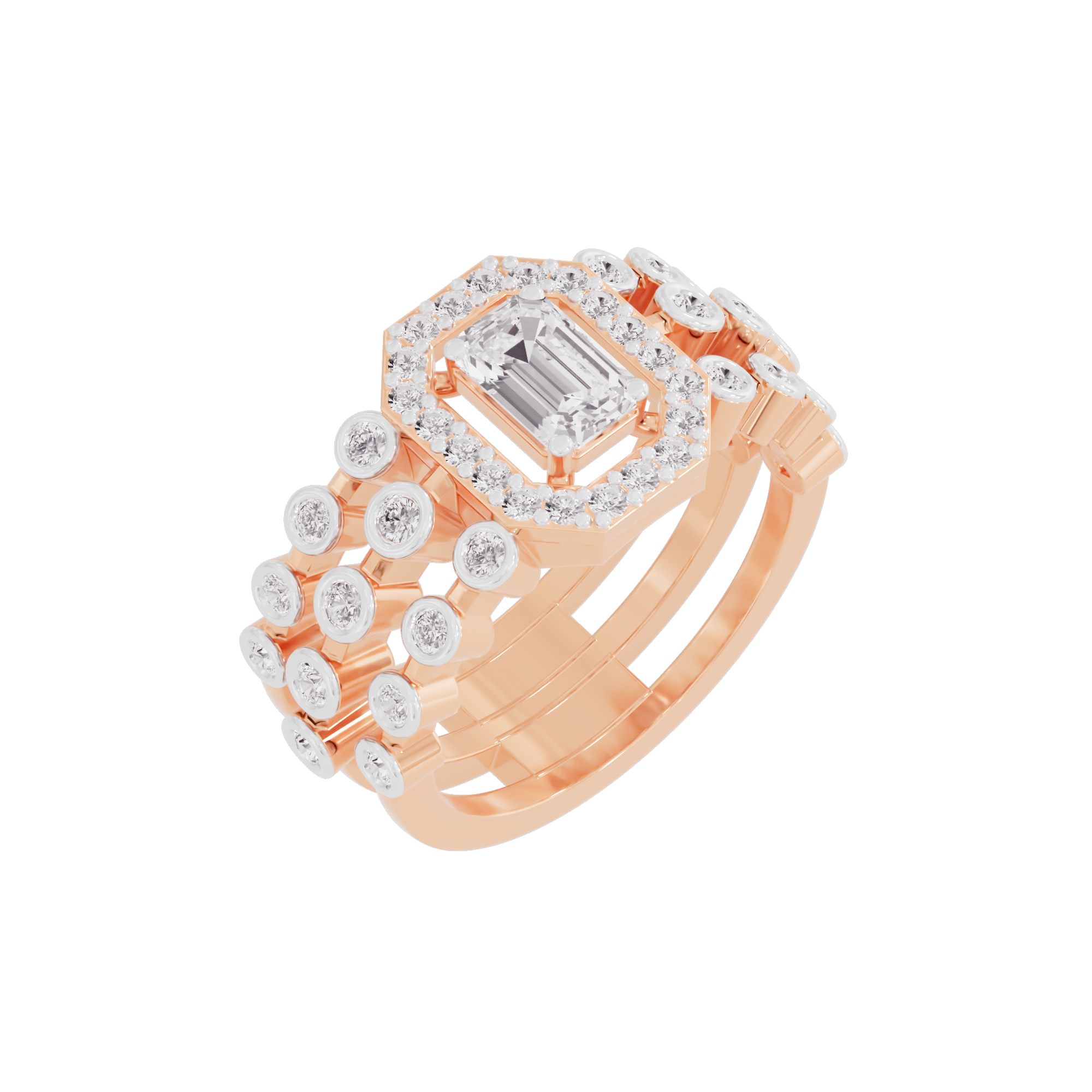 Radiant Reverie Diamond Ring