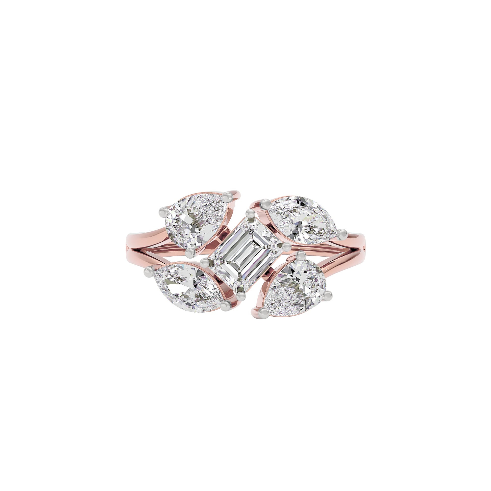 Graceful Glamour Diamond Ring 18 KT / Rose Gold / 22