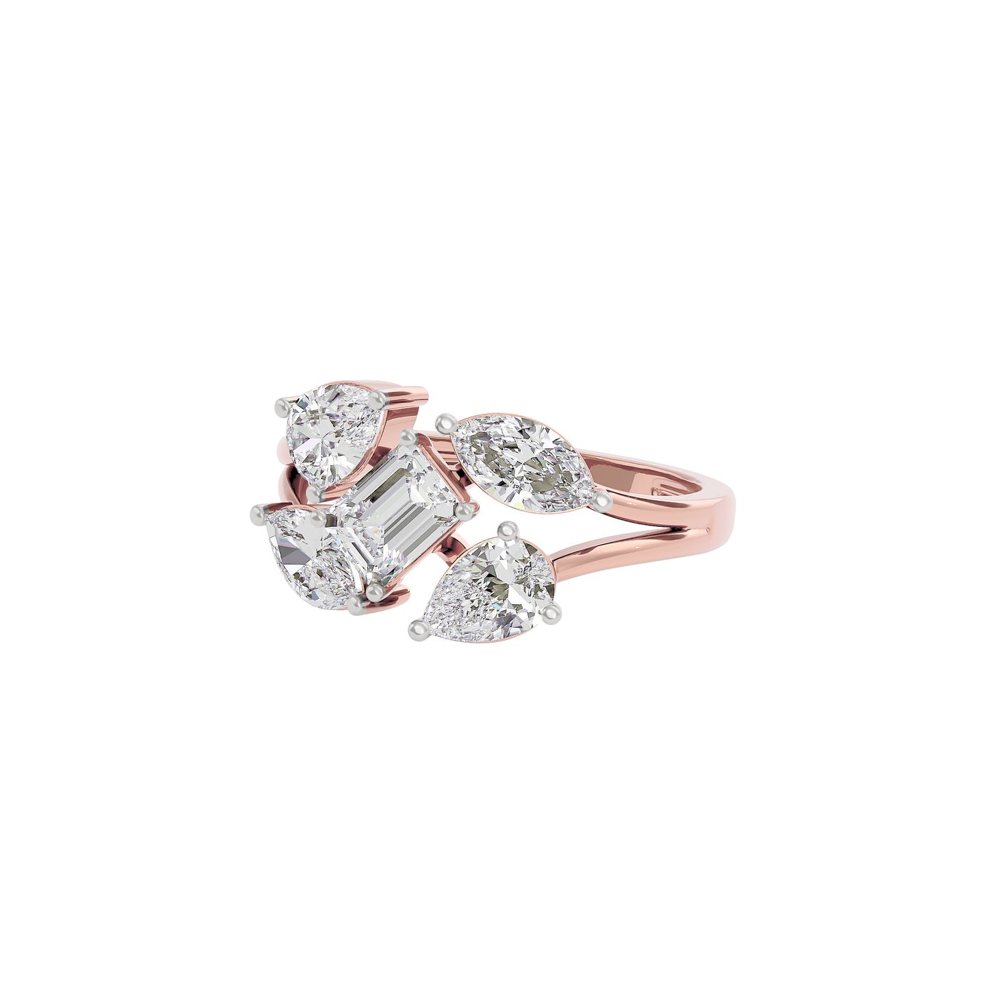 Graceful Glamour Diamond Ring 18 KT / Rose Gold / 22