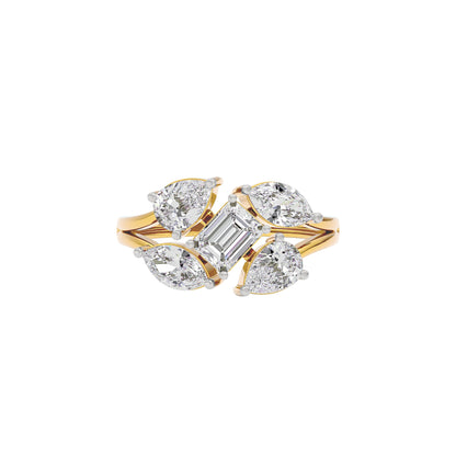 Graceful Glamour Diamond Ring 18 KT / Yellow Gold / 22
