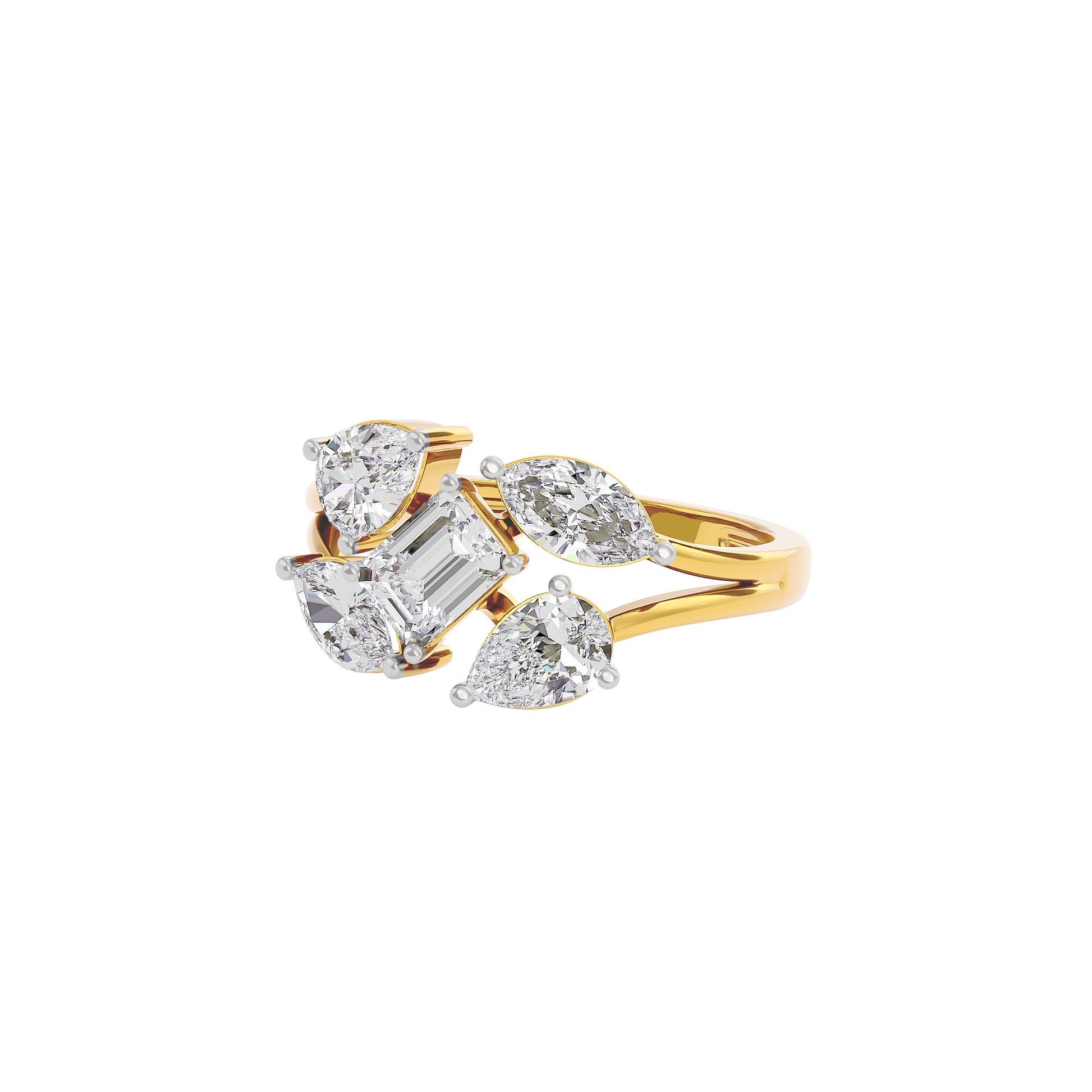 Graceful Glamour Diamond Ring 18 KT / Yellow Gold / 22