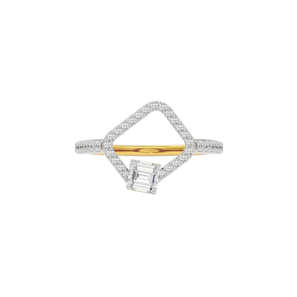 Dazzling Enigma Diamond Ring 18 KT / Yellow Gold / 22