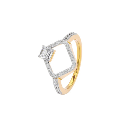 Dazzling Enigma Diamond Ring 18 KT / Yellow Gold / 22