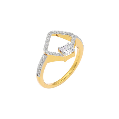 Dazzling Enigma Diamond Ring 18 KT / Yellow Gold / 22