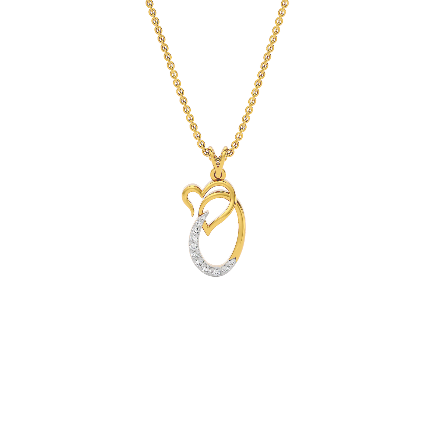 Opulent ‘O’ Diamond Pendant