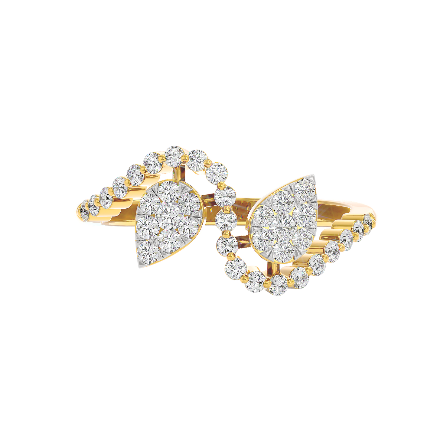 Verena Two Tone Diamond Ring