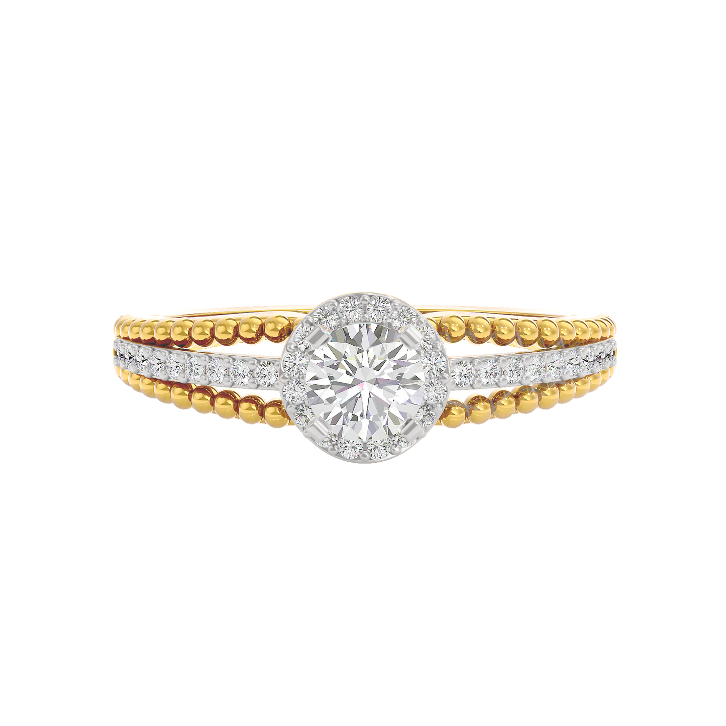 Serene Diamond Solitaire Ring