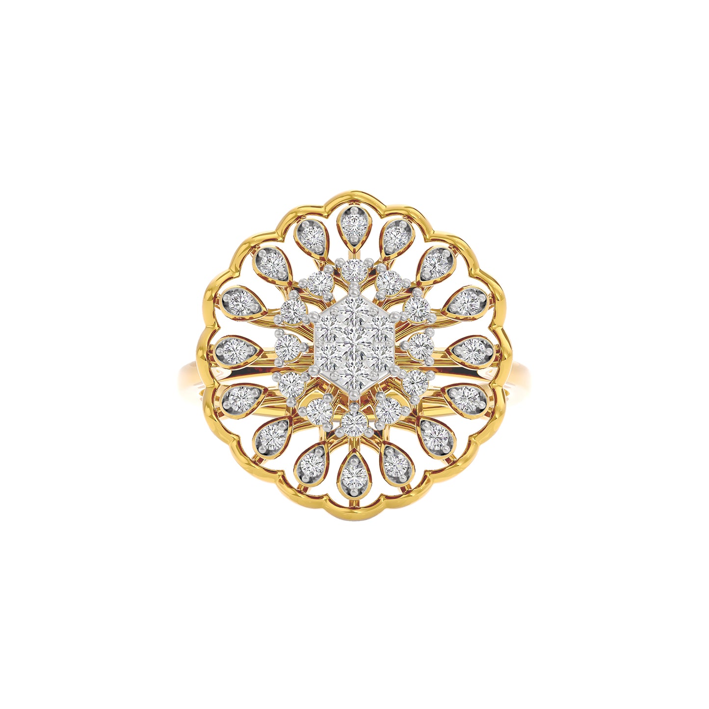 Dazzle Dial Diamond Ring
