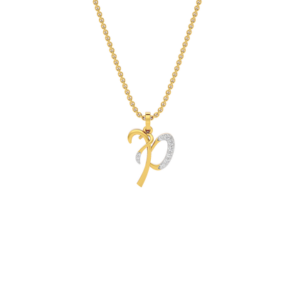 Precious ‘P’ Diamond Pendant