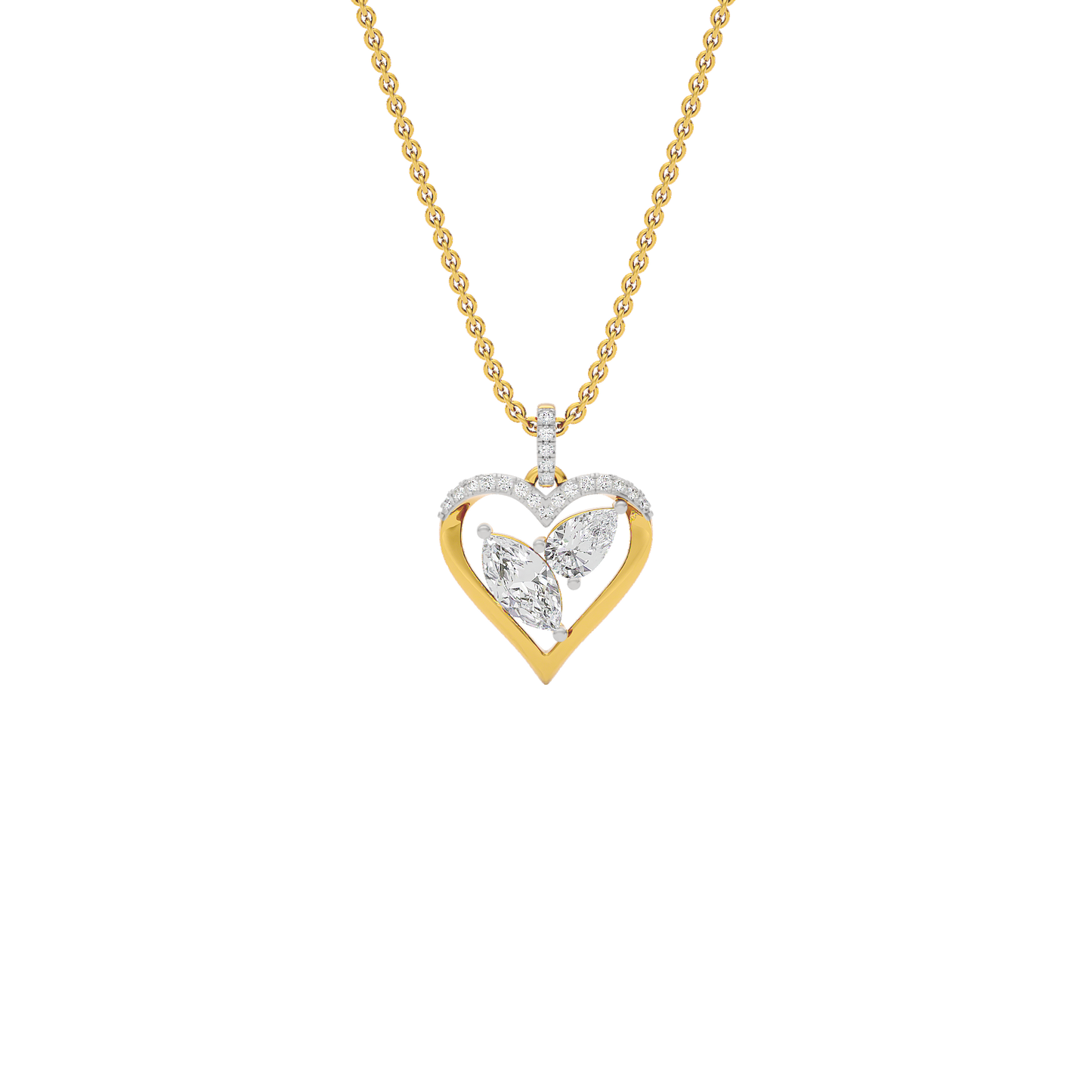 Stellar Embrace Diamond Pendant