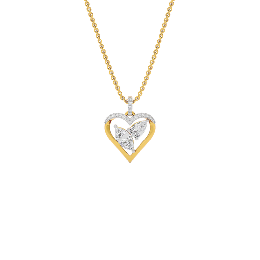 Stellar Embrace Diamond Pendant