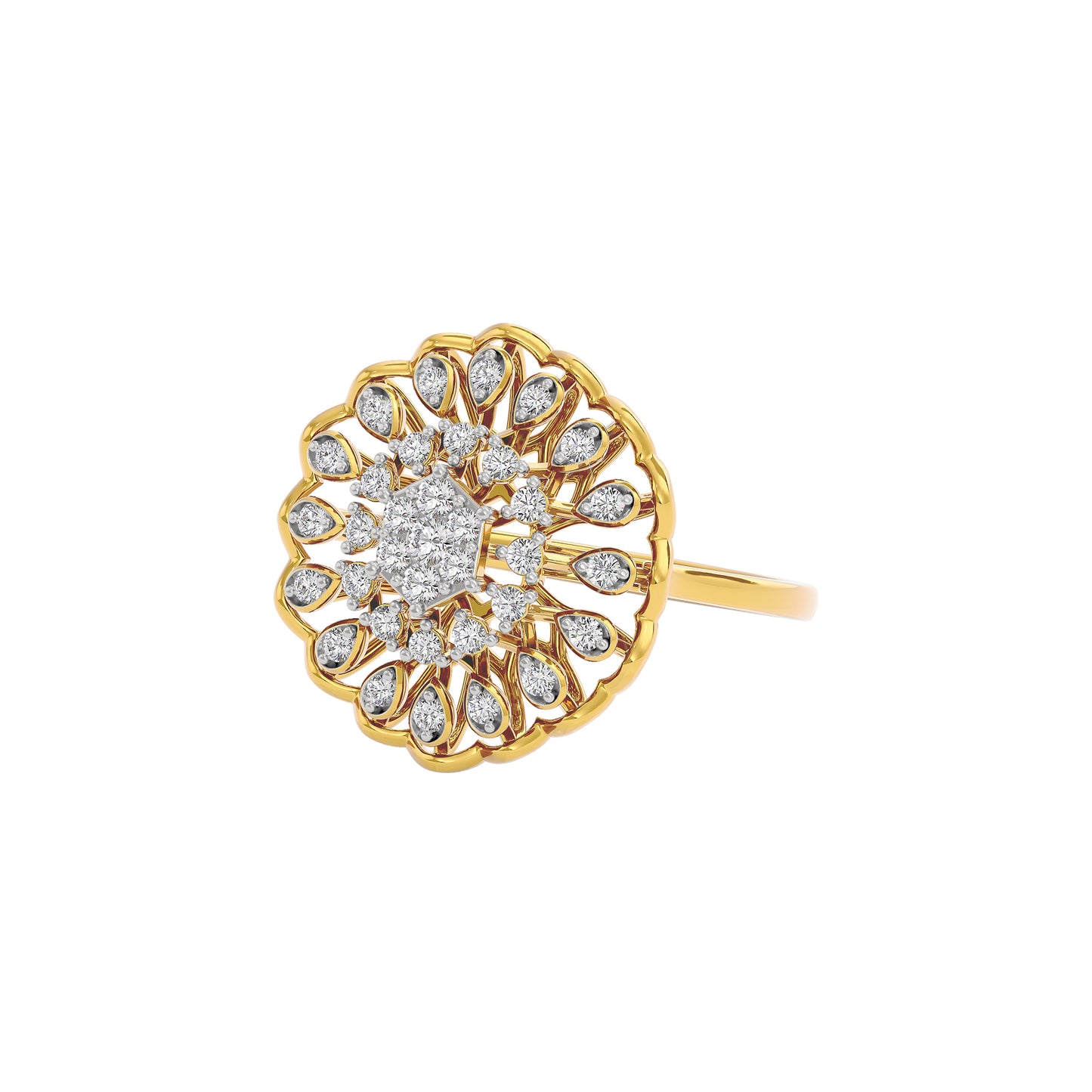 Dazzle Dial Diamond Ring