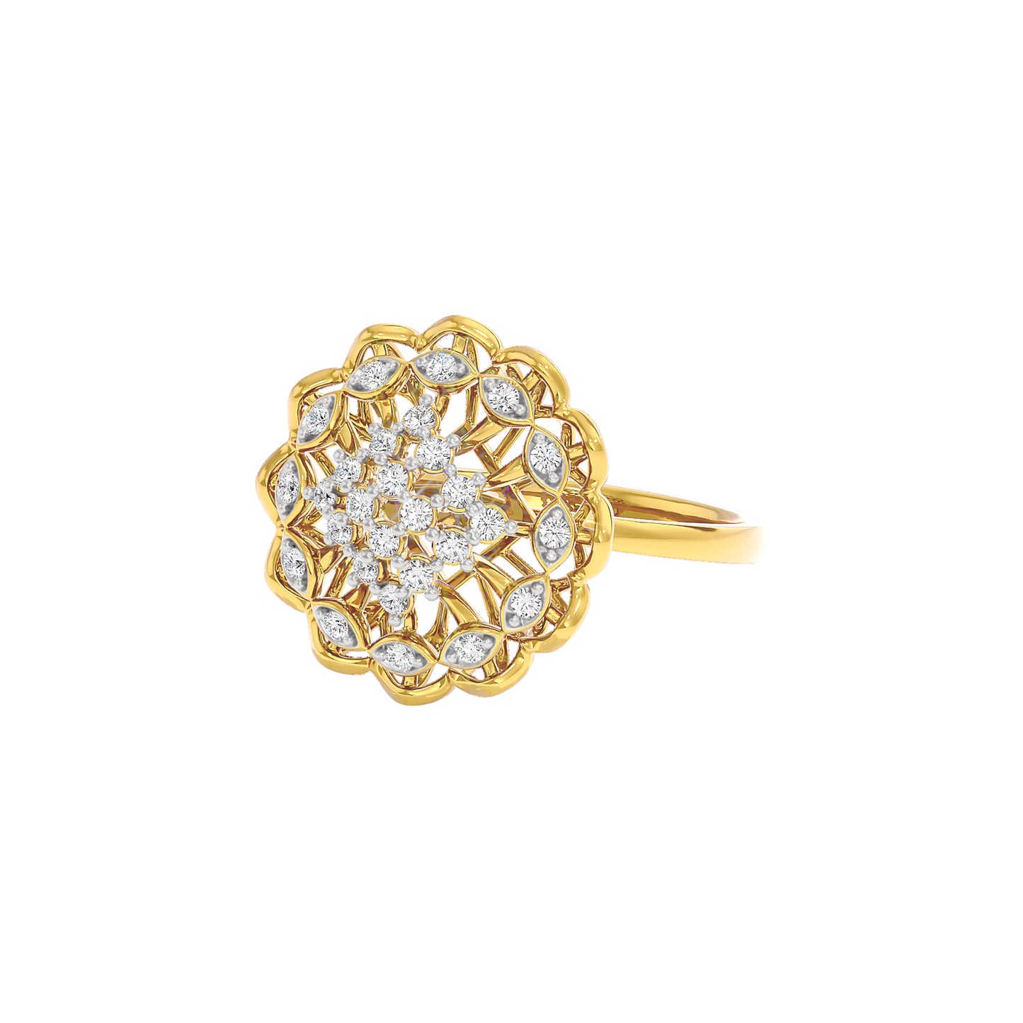 Daisy Diamond Ring