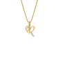 Radiant ‘R’ Diamond Pendant