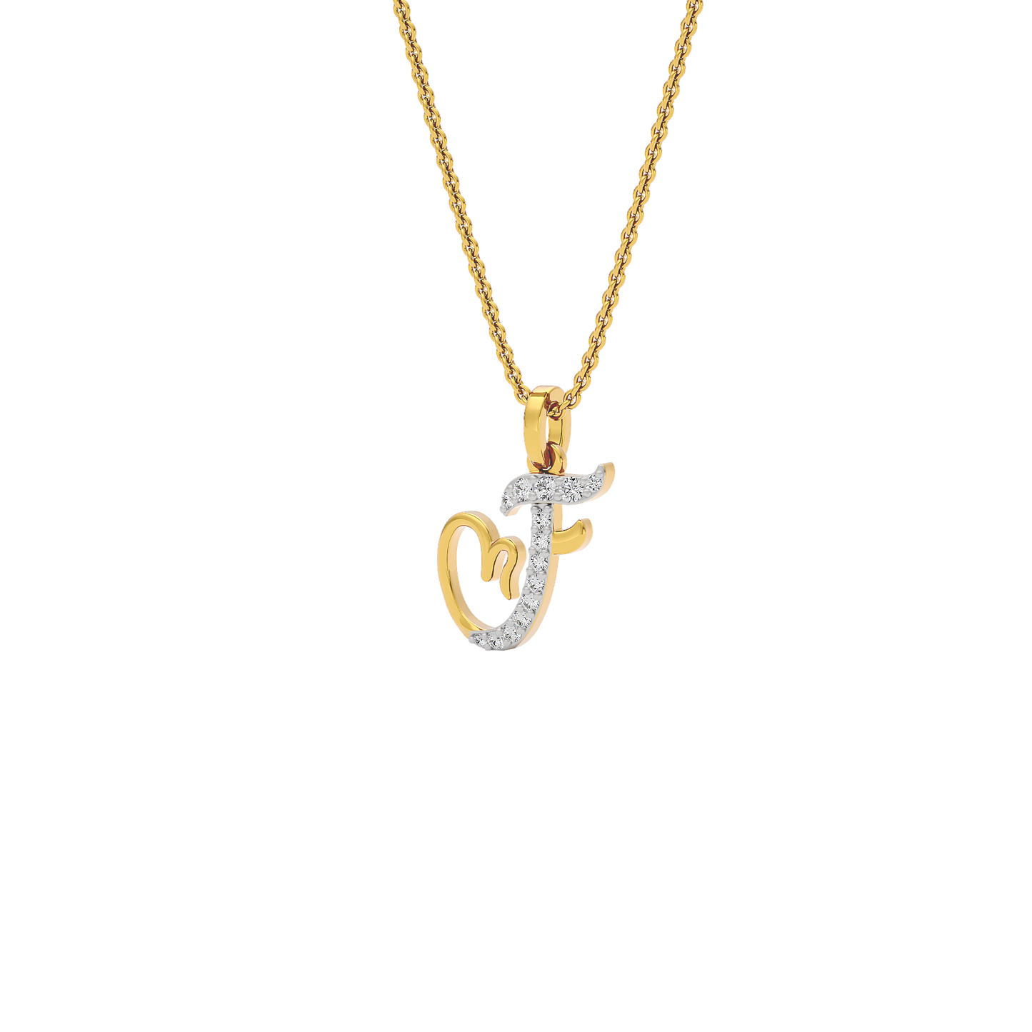 Fearless ‘F’ Diamond Pendant