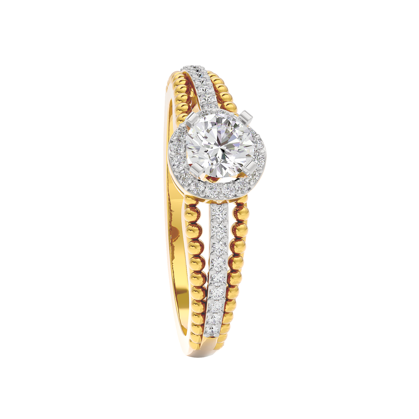 Serene Diamond Solitaire Ring