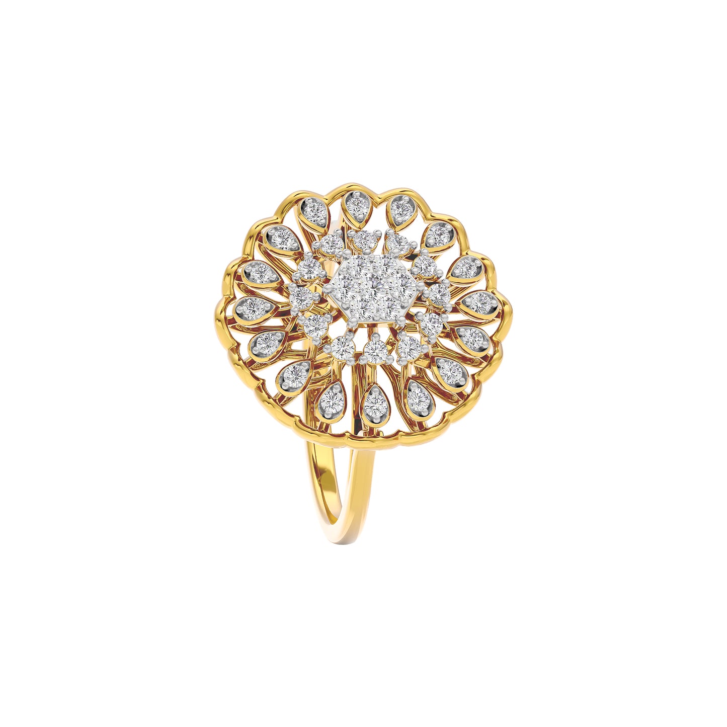 Dazzle Dial Diamond Ring
